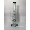 Two Chamber Two Filter High End Glass Bongs